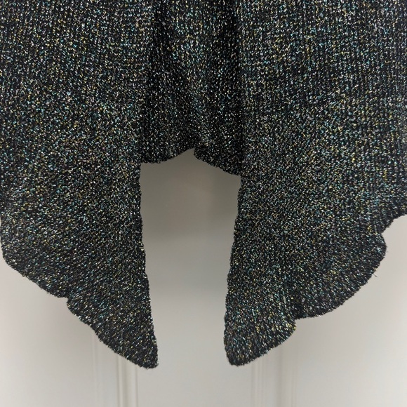 Balenciaga Black Metallic Knit Cardigan Sweater - Picture 4 of 11